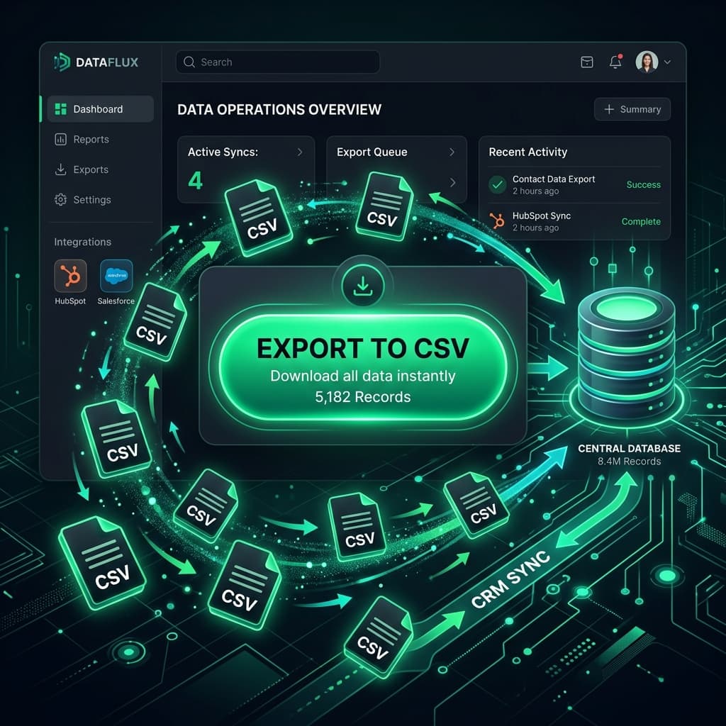 Unlimited CSV Export